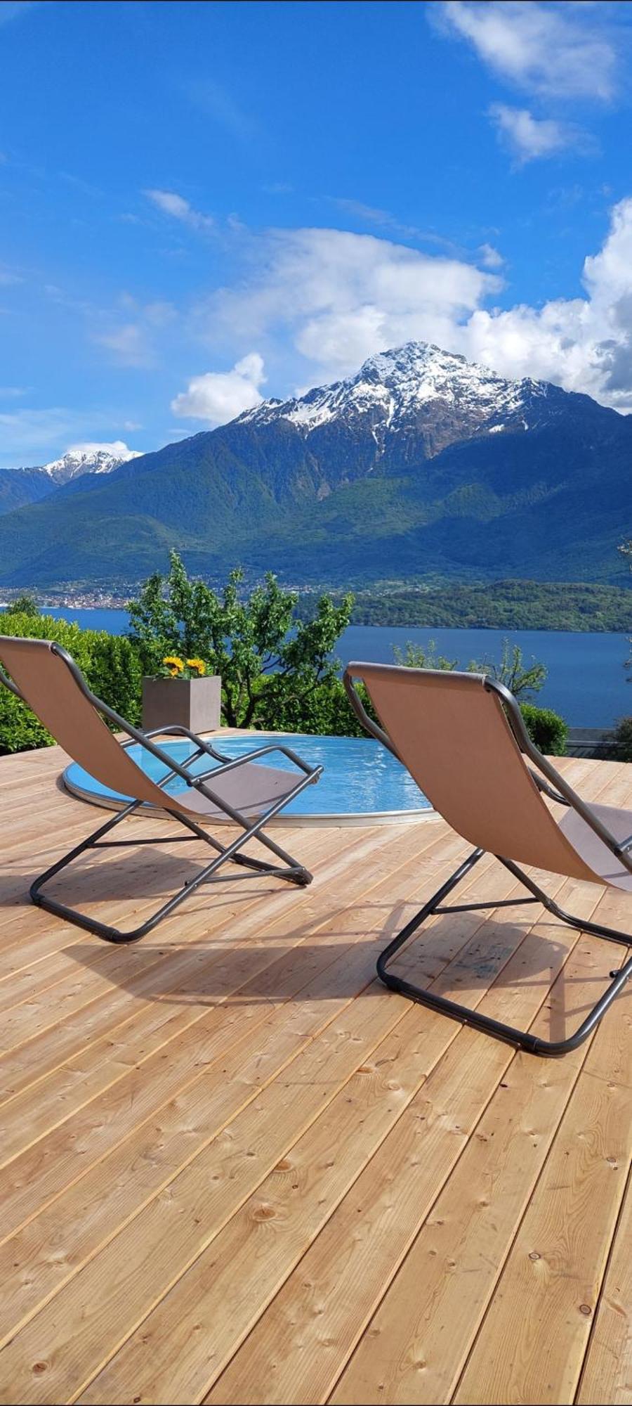 Casa Vacanze Perla Del Lago Domaso Luaran gambar