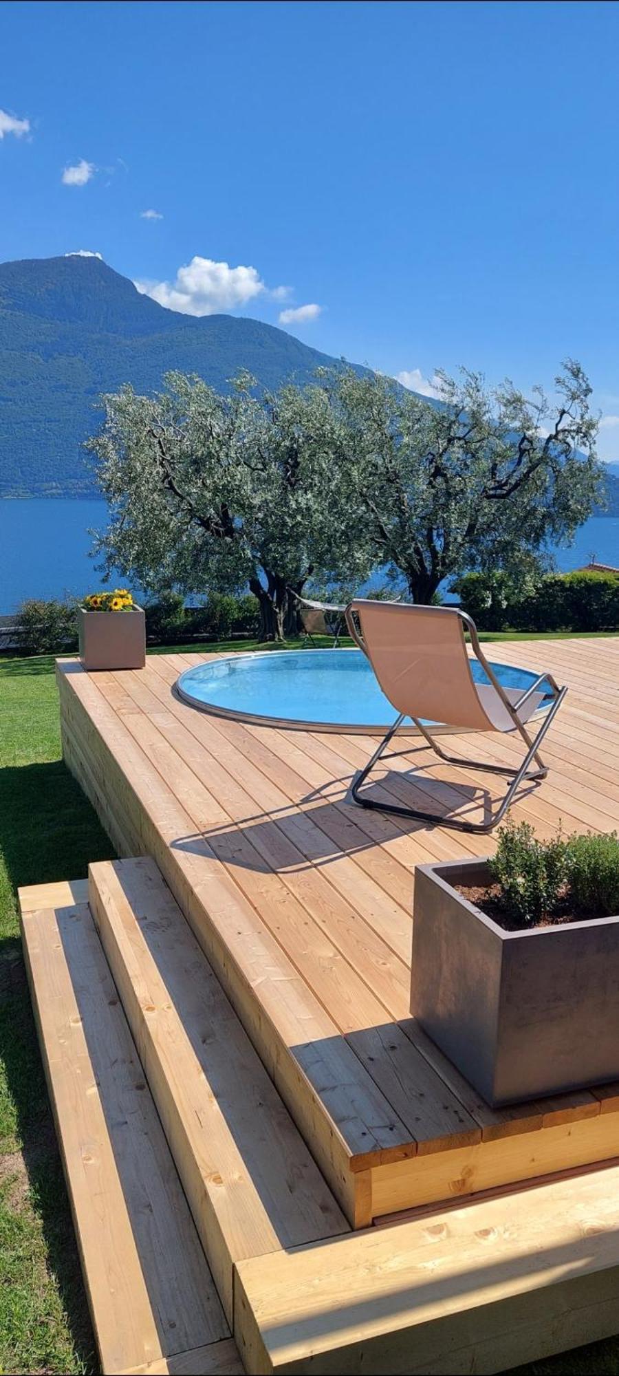Casa Vacanze Perla Del Lago Domaso Luaran gambar